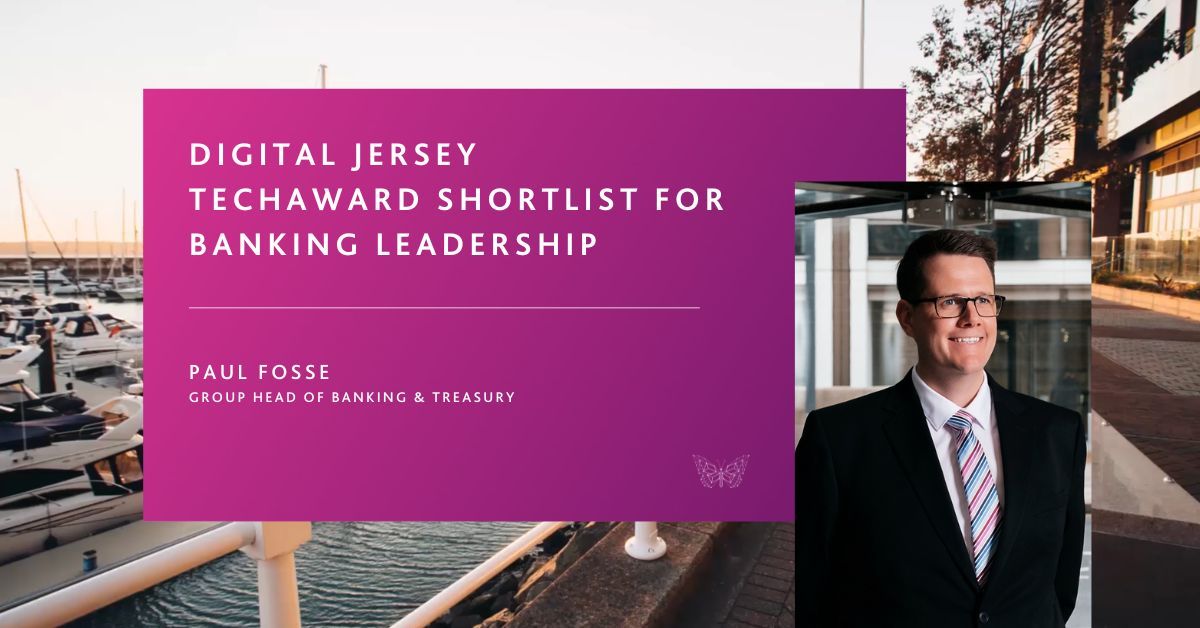 Paul Fosse, Group Head of Banking & Treasury, has been shortlisted in the “Leadership” category at the annual Jersey TechAwards organised by @DigitalJersey. The awards ceremony takes place on 26 April at the Royal Showgrounds. Read more here bit.ly/3Tbp5Kg