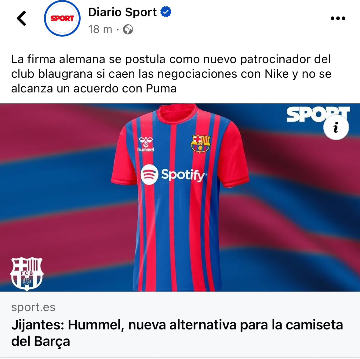 En af de største sportsaviser i Spanien kalder Hummel tysk 💔
