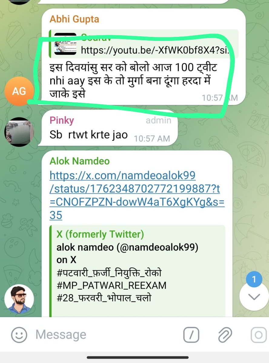 Rahul_R_Rapper's tweet photo. आज हमारा चयन हुआ, कल आपकी होगी बारी,
फर्जी संगठनों और यूट्यूबर्स की, रखो पूरी जानकारी।
#युवाओं_की_मोहन_सरकार
@CMMadhyaPradesh
@DrMohanYadav51
@rshuklabjp
@DrMohanYadav51
@DainikBhaskar
@MPTakOfficial  @BJP4MP 
@mpbreakingnews @TV9MPCG https://t.co/I8tMbHqa2L