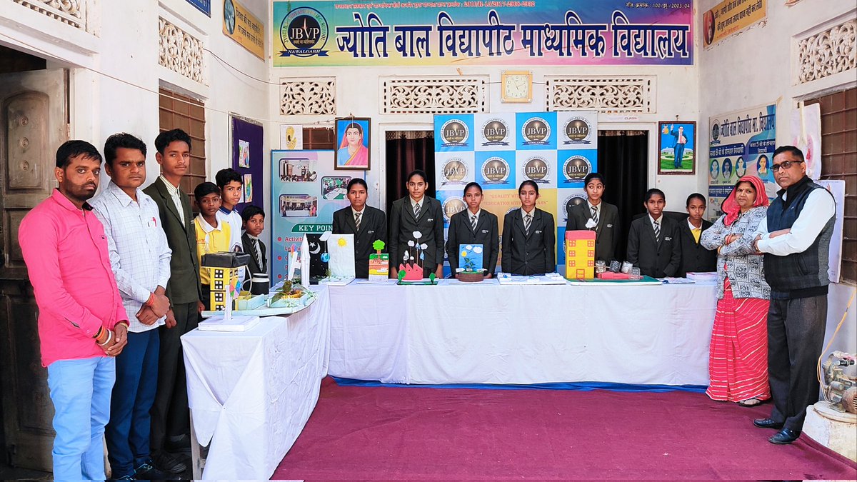 JYOTISCHOOLNWH's tweet image. राष्ट्रीय विज्ञान दिवस पर विज्ञान माडल प्रदर्शनी लगाई।
नवलगढ़ : ज्योति बाल विद्यापीठ माध्यमिक विद्यालय मौहल्ला खटीकन में आज विज्ञान दिवस के मौके पर विद्यार्थियों द्वारा विभिन्न प्रकार के कार्यशील मॉडल प्रदर्शित किए गए।
#NationalScienceDay #sciencemodels #scienceproject #Jbvp