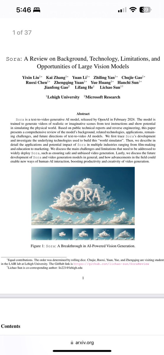 slc137's tweet photo. Sora Review Comes! 🎉 Our team did some reverse engineering and review about Sora, and this work is also recommended by Huggingface. If you are interested in Sora and our work, please give us a 👍 in Huggingface. 

Here are the links:
Huggingface: https://t.co/Fy1oDMfOje https://t.co/mpweTuCXpe