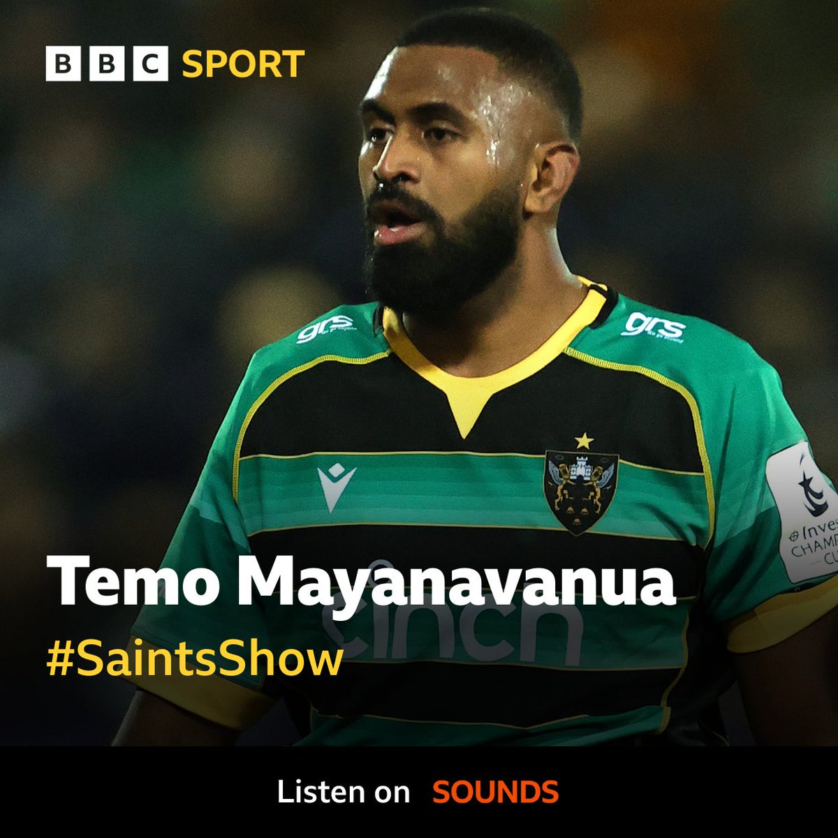 🇫🇯 Making his debut on the #SaintsShow this week: Temo! 🇫🇯

@Daisyhj1 is in too, as we also look ahead to @LightningRugby v Sale at the Gardens - part of the @ThePWR's big #SuperPWR weekend.

Get your questions in!

🏉Wednesday 6pm on @BBCNorthampton
🏉Podcast on @BBCSounds