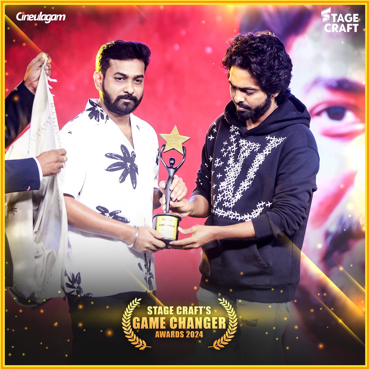 Most Promising Director Of The Year ( DADA ) @ganeshkbabu 🔥 #gamechangerawards An Epic Event By: #stagecraft.official Creative & Event Head: @iamjohnybasha Show Director: @bettacallsohail PRO: @pro_thiru Public Relations: @sayam99 Marketing Agency: @thecontentstore.in Stage…