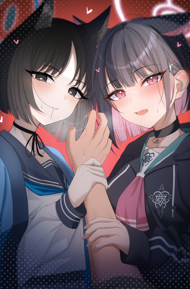 #今月描いたイラストを晒そう

オリジナルとブルアカ! 