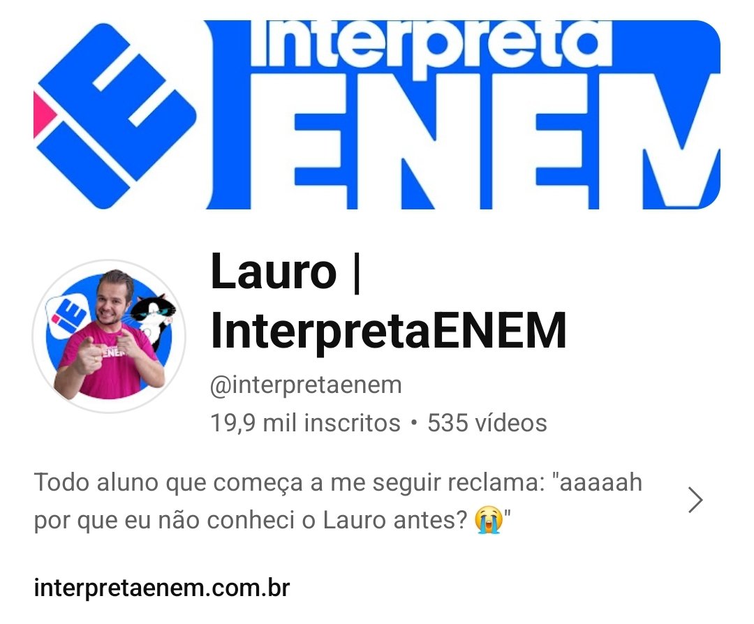 interpretaenem's tweet image. 🚨 Atenção! Isso não é um teste:

Se vocês me fizerem chegar a 20mil inscritos HOJE, eu vou agradecer assim: liberando os minicursos que eram exclusivos dos meus cursos pagos DE GRAÇA em playlists no meu canal!

Tem sobre TRI, organização do tempo, estudo por questões... Bora? 🤯