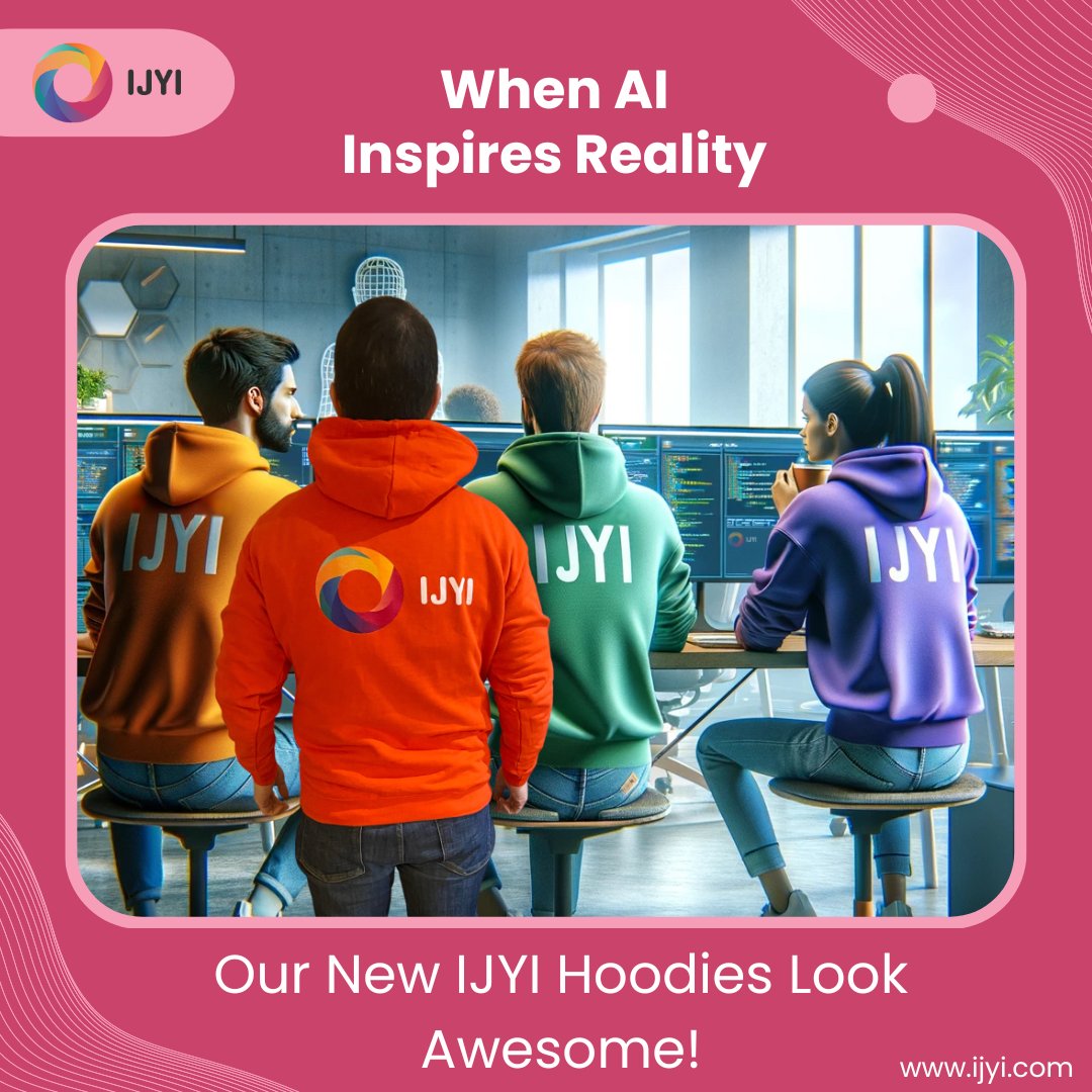 Turning AI Inspiration into Reality at IJYI 📷

Inspired by an AI-generated vision of our team in custom hoodies, we brought it to life - the person nearest the camera is real... the others are AI-generated, i.e. the inspiration!

📷#Innovation #TechCulture #AI  #Hoodies