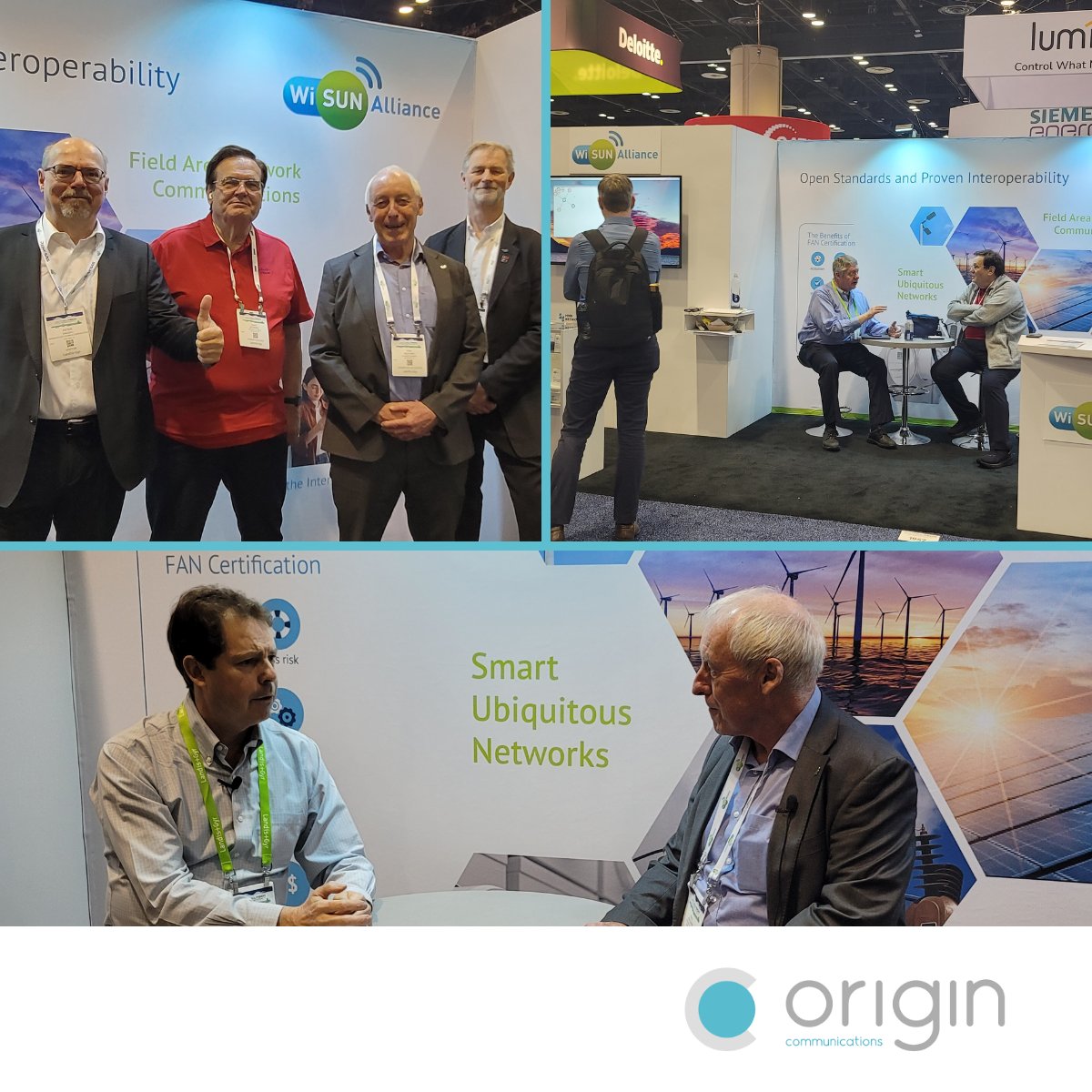 PAverley's tweet image. We are well underway at @DISTRIBUTECH , with Sarah H attending on behalf of Origin Communications.

Sarah has been supporting our clients @WiSunAlliance and @apricorn_info who are exhibiting at the event.

#OriginComms #DISTRIBUTECHInternational #TechEvent #EventsPR