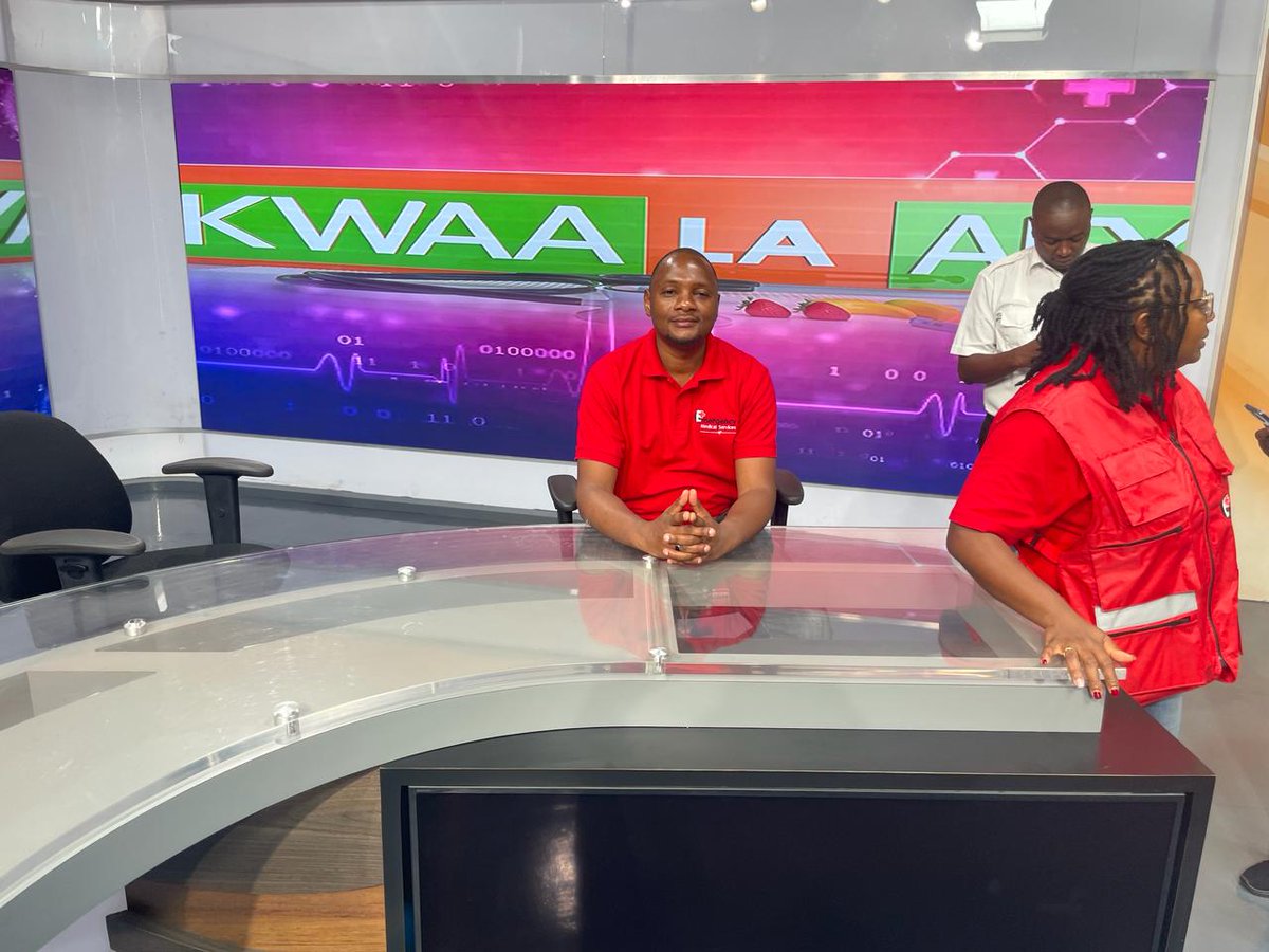 musila_felix1's tweet image. Earlier on today @citizentvkenya on the #JukwaaLaAfya discussing Emergency Medical Services in Kenya.

Cc:@EMS_Kenya