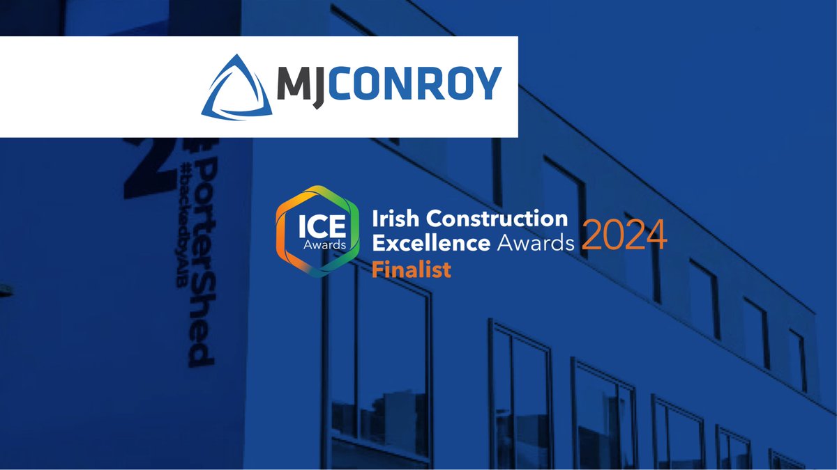 Finalists for the Irish Construction Excellence (ICE) Awards in 2024! 

Following last year's award success, we are thrilled once again to be shortlisted as finalists in the 2024 ICE Awards.

Read More: mjconroy.com/news/mj-conroy…  

#ICEAwards #ConstructionExcellence