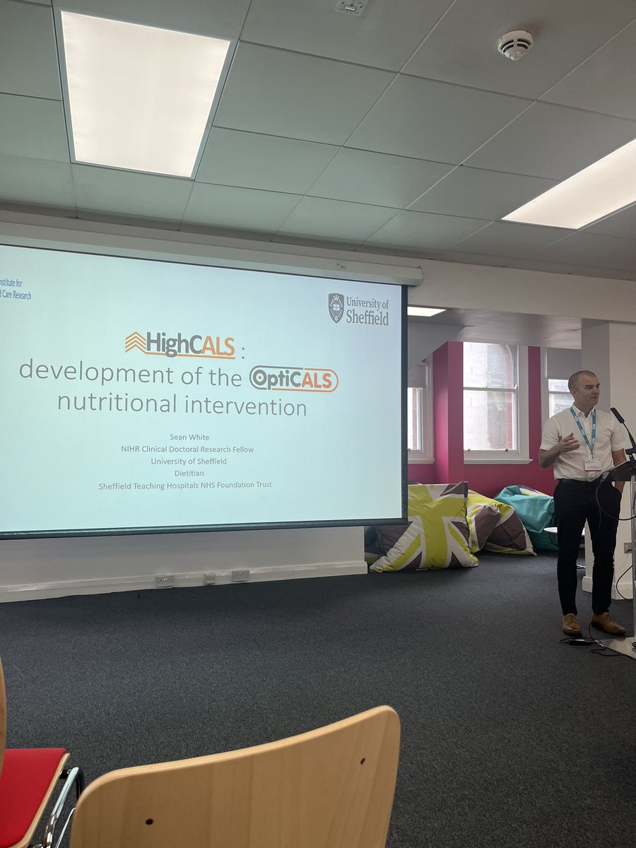Dietitian Sean White talked us through the MND HighCALS Study and the OptiCALS study design- such great research, we can’t wait to see what the OptiCALS results show and how this can better nutritional care #NSGStudyday2024