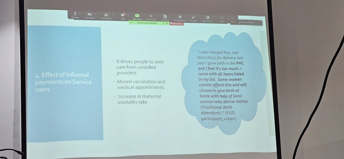 Informal & 'under the table payments' are prevalent in most #PHCs and 've a negative impact on service delivery & achievement of #UHC in #Nigeria @HPRG_Nigeria @ACE_soas @DinaBalabanova @ObinnaOnwujekwe @AgwuP @icpcnigeria @officialEFCC @LancetGH @JLN4UHC @NphcdaNG @Muyi_Aina