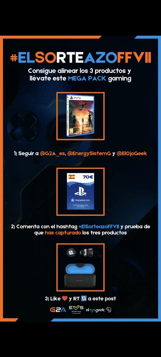 Topete21's tweet photo. @G2A_ES @RottenEdgar @EnergySistemG @ElOjoGeek Lo necesito todoooo #ElSorteazoFFVII https://t.co/lMXSP9iuCM