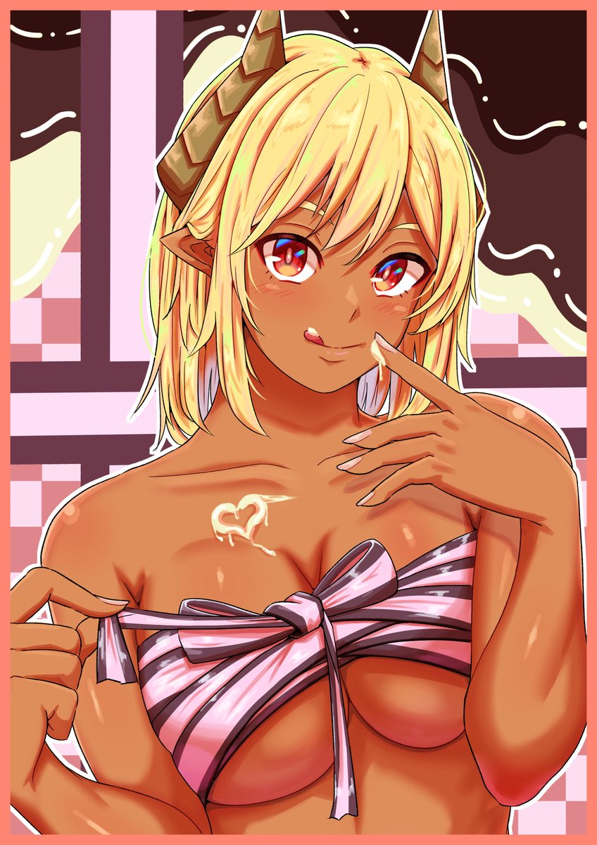 #今月描いたイラストを晒そう
#今月描いた褐色絵
月例褐色タグ流行らせコラ! 