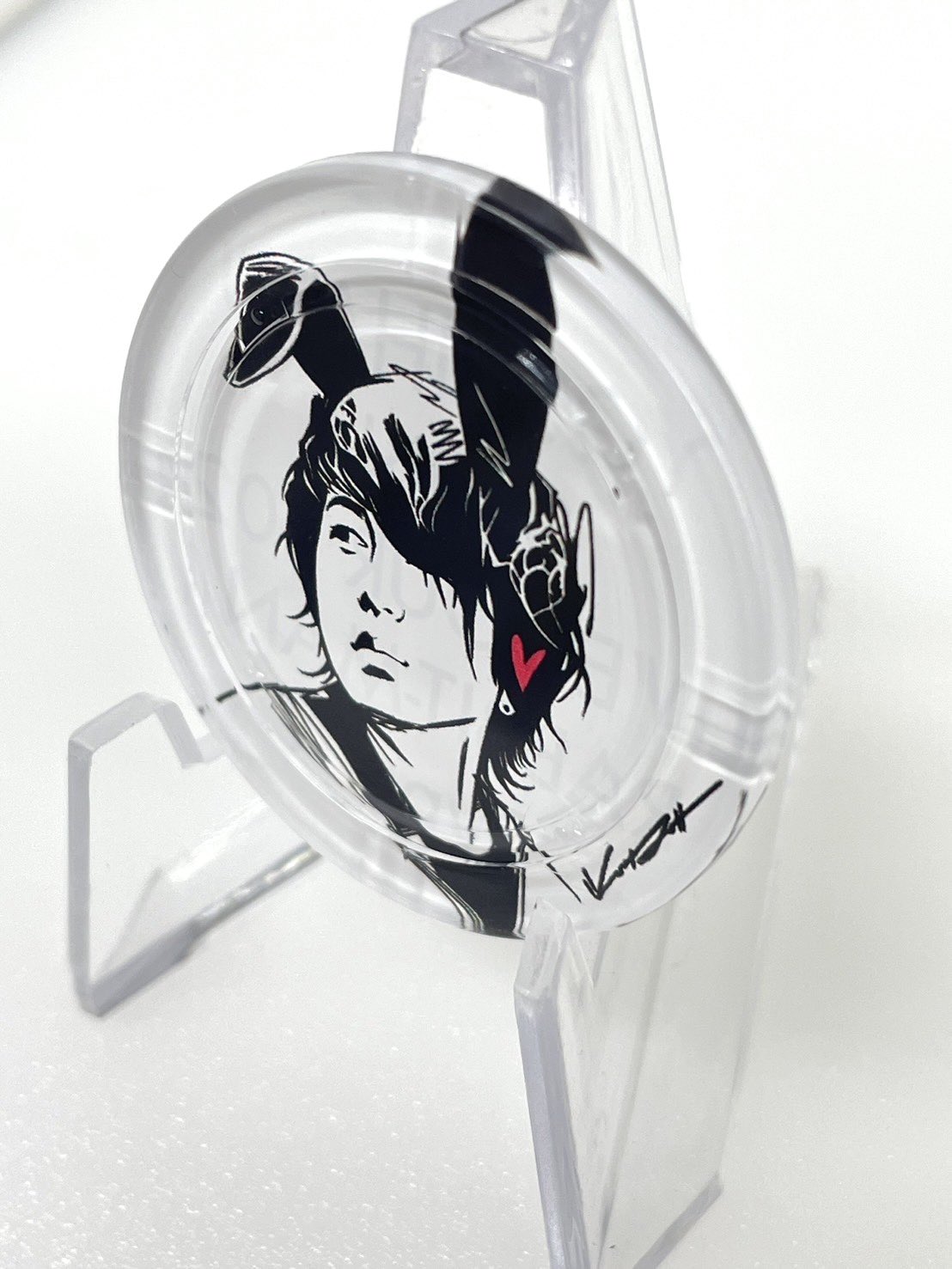 Piear Hearts「ロンドン夕景」真作サイン入り額装済み100人展入選作品 Piear Hearts「ロンドン夕景」真作サイン入り額装済み100人展