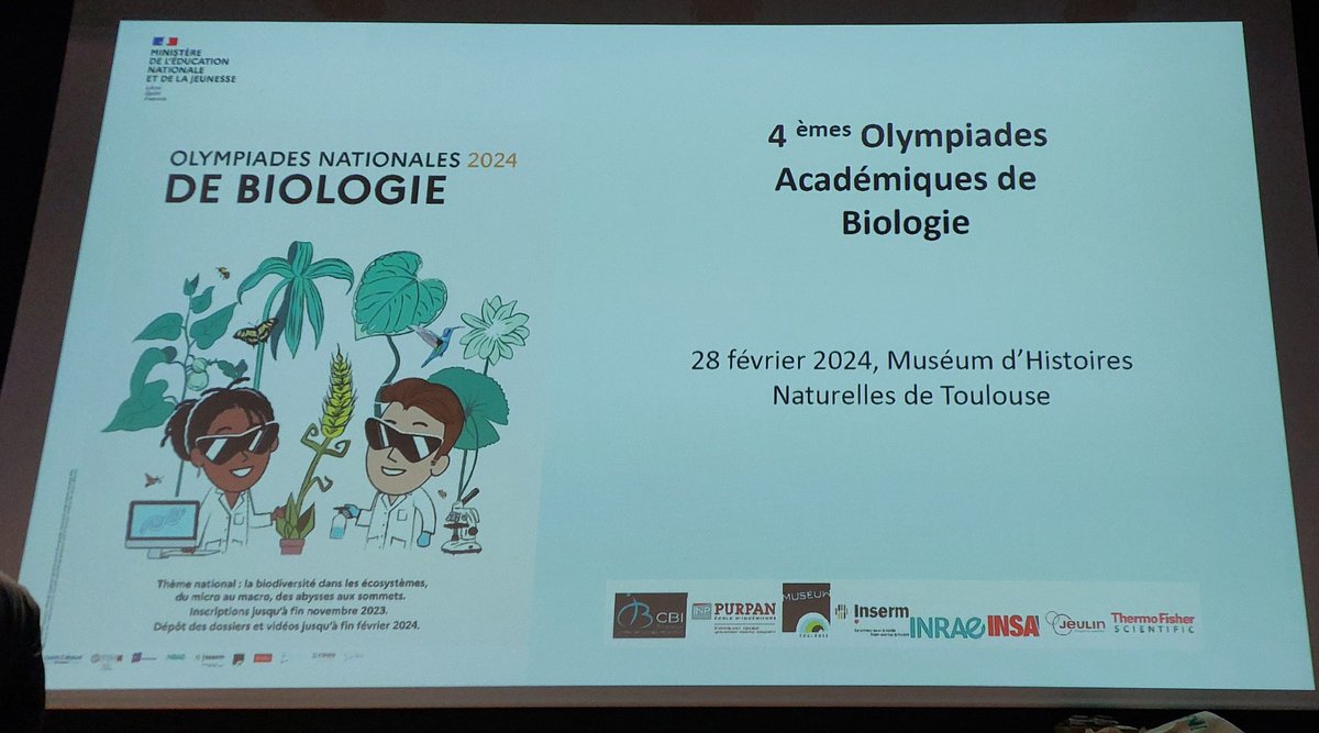 EGoutines's tweet photo. C'est parti! 4eme olympiades de biologie @museumtoulouse https://t.co/eyfdq4LmxT