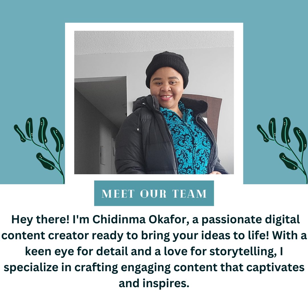 NLSocialHub's tweet photo. Meet Chidinma Okafor, our passionate digital content creator! 🎨💻 Dive into her world of creativity and innovation as she shares her unique perspective and expertise. Follow NL Social for more inspiring stories from our talented members! #DigitalContent #CreativeCommunity #NL https://t.co/nLOa1bkpm3