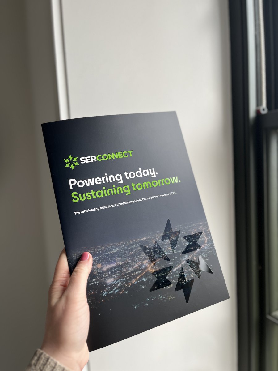 Serconnect's new company brochures have finally landed at the studio. Always nice to add a bit of extra texture!