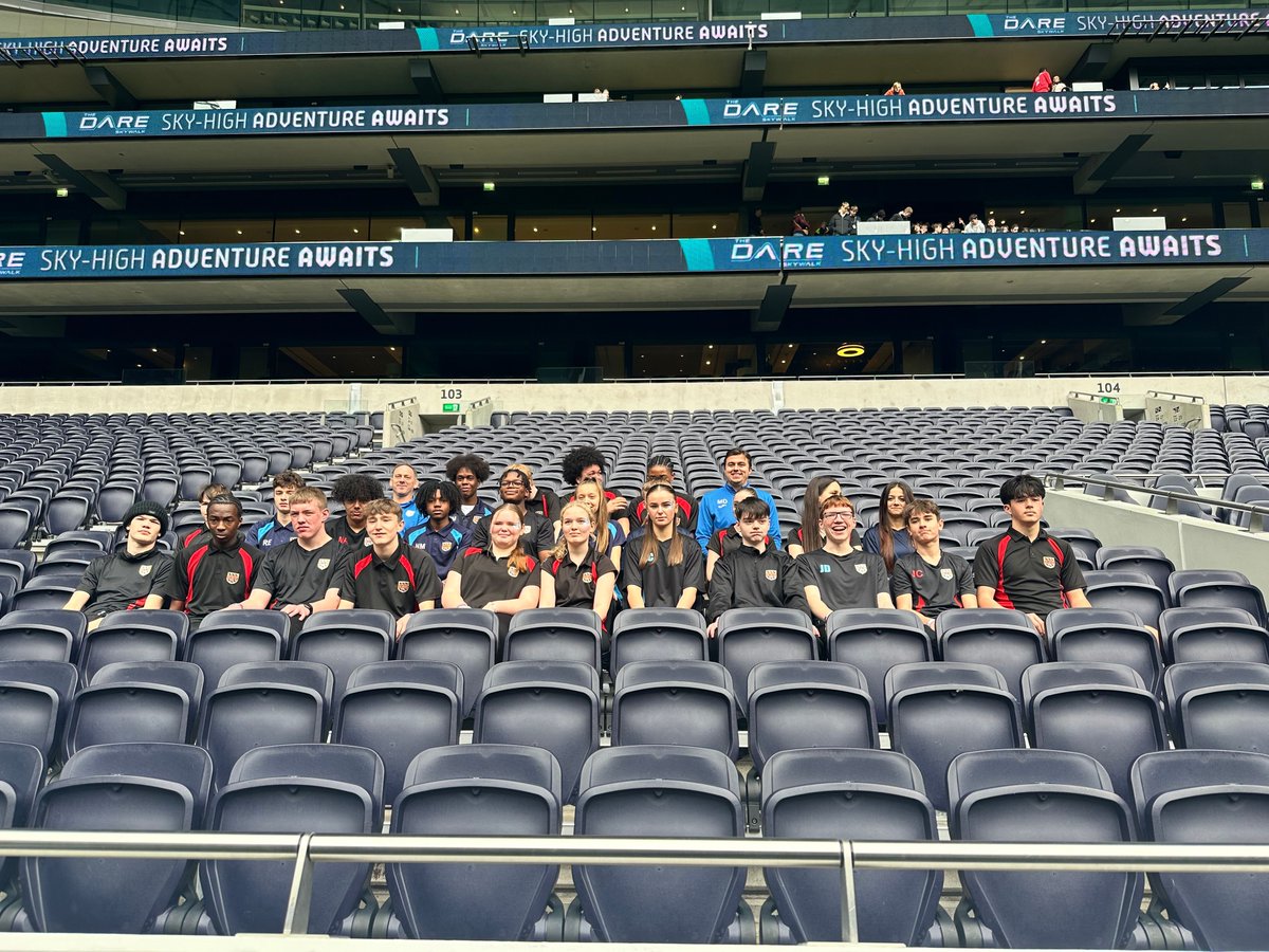 As part of our partnership with Tottenham Hotspur Football Club, 27 Year 10 and 11 learners were treated to a stadium tour of the World-Class Spurs Stadium. Thank you to our partners at #THFC for arranging this visit! 
#TottenhamHotspur #spursoffical #ambition #EducationPartners