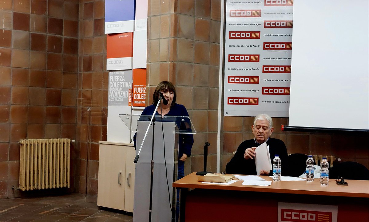 CCOOAragon's tweet photo. Hoy hemos celebrado un emotivo #homenaje a las personas mayores de 80 años afiliadas a @CCOOAragon @pensCCOO Un ejemplo de vida, de lucha, de compromiso con la sociedad, con su sindicato, por un mundo mejor para sus hij@s y niet@s. GRACIAS,GRACIAS,GRACIAS! https://t.co/S9TNnCO6RP