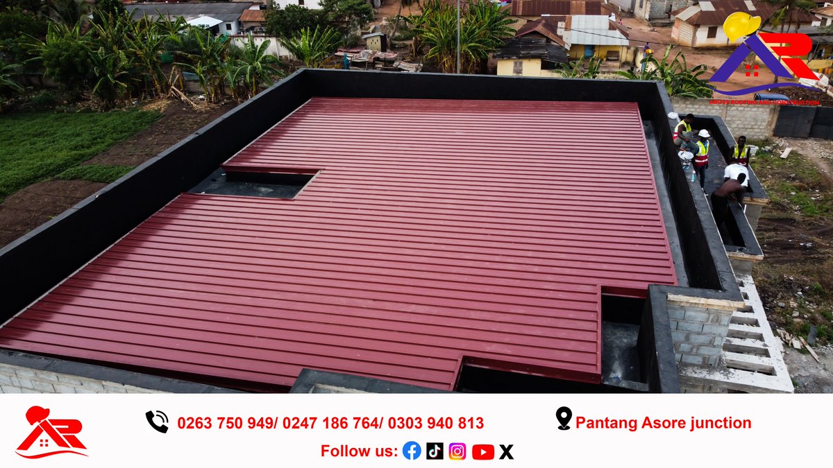 Aboveroofing9's tweet photo. a perfect secret roofing done by our company, choose us and let make you feel good under your roof
#Stonebwoy #Dumsor #SamGeorge #SisterDerby #2MExpress https://t.co/lBodKQrMNy