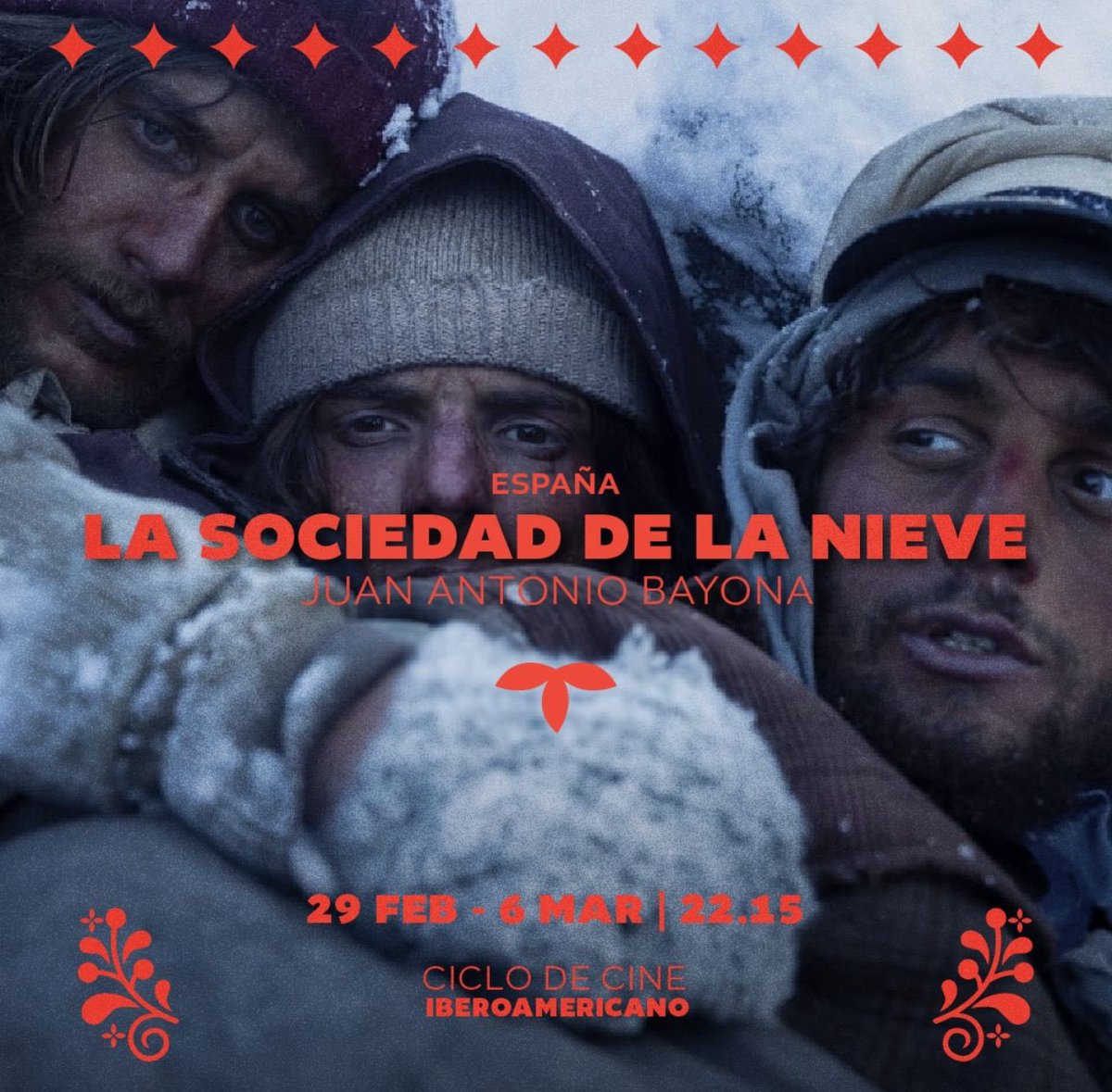 Si residís en Buenos Aires a partir de mañana tenéis la oportunidad de vivir y compartir la experiencia de ver La Sociedad de la Nieve en la gran pantalla.
Será en el Cine Gaumont — Sala Leonardo Favio.
Desde el 29 de febrero hasta el 6 de marzo a las 22:15.
Las entradas las