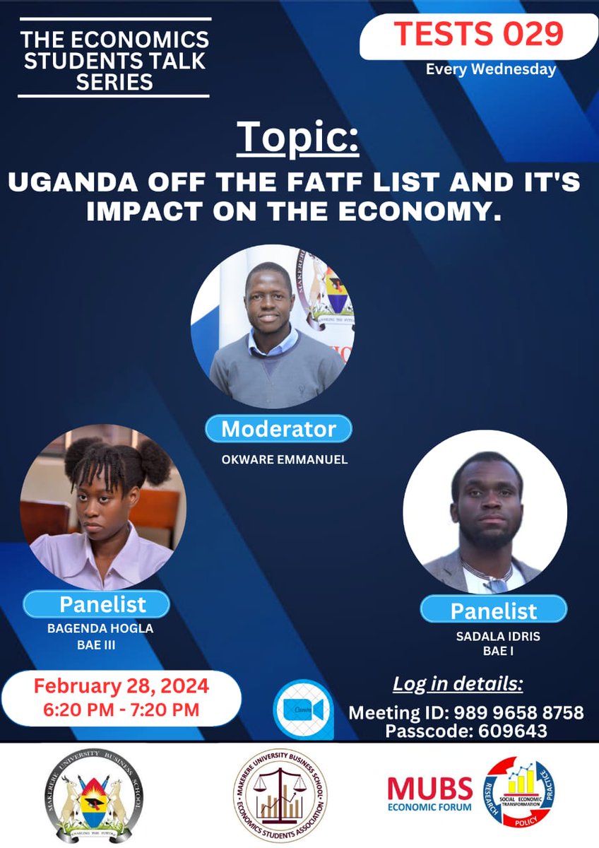 On today's episode on the #testseries We are tackling the impact of Uganda going off the FATF list