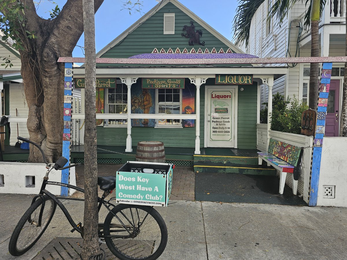 FlaKeysResorts's tweet image. Starting my day with a stroll around Key West, passing the infamous Green Parrot Liquor store. 🚶‍♂️🌴 Such a colorful spot to kick off the morning! Who else enjoys these walks? #KeyWestMornings #GreenParrotLiquor #ColorfulStart #IslandVibes 🌅