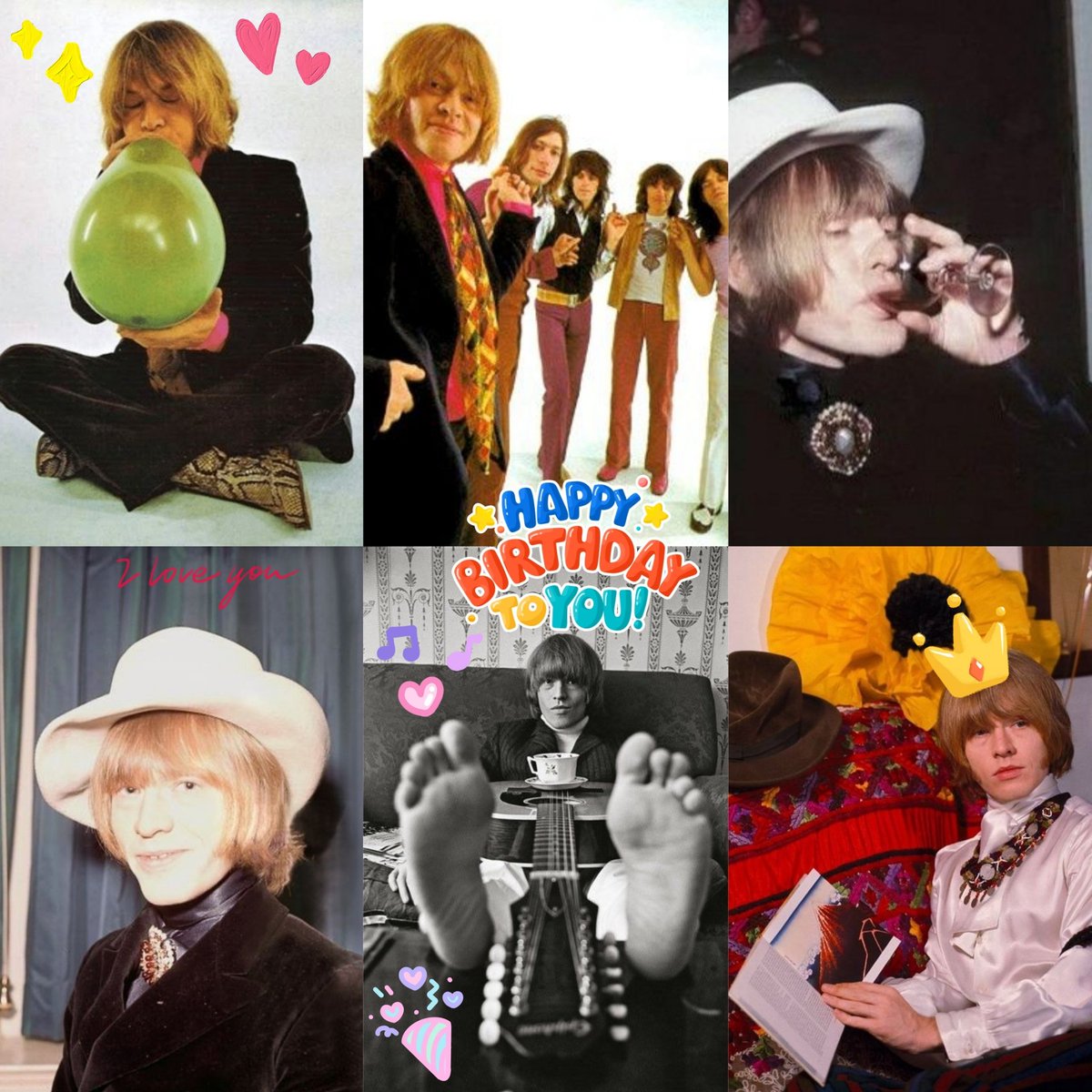 rockforlife1987's tweet photo. @RollingStones Happy Heavenly Birthday, Brian ❣️🥳🥰🎉🎈♥️🫶🏻🌹🎶🎸🤘🏻🔥🎶👅🇬🇧 #BrianJones #RollingStones #HappyBirthdayBrianJones #RIPBrianJones #27club 🙏🏻🤍🕊️🪽🕯️😇 https://t.co/SGWkvqeVfx