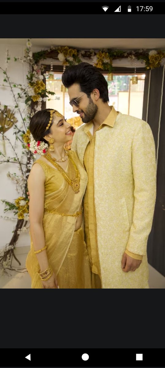 Prits098's tweet photo. Pictures are to die for! 😭😭😭 
Itna perfect koi 2 log ek sath kaise lag sakte hai? It's beyond my understanding. They look divine literally so beautiful!🥺🫶
 And this is where #MaNan got married and lived happily ever after. 
Bless the newly wed &amp; make lots of cute babies😘 https://t.co/jzPq5P4LpO