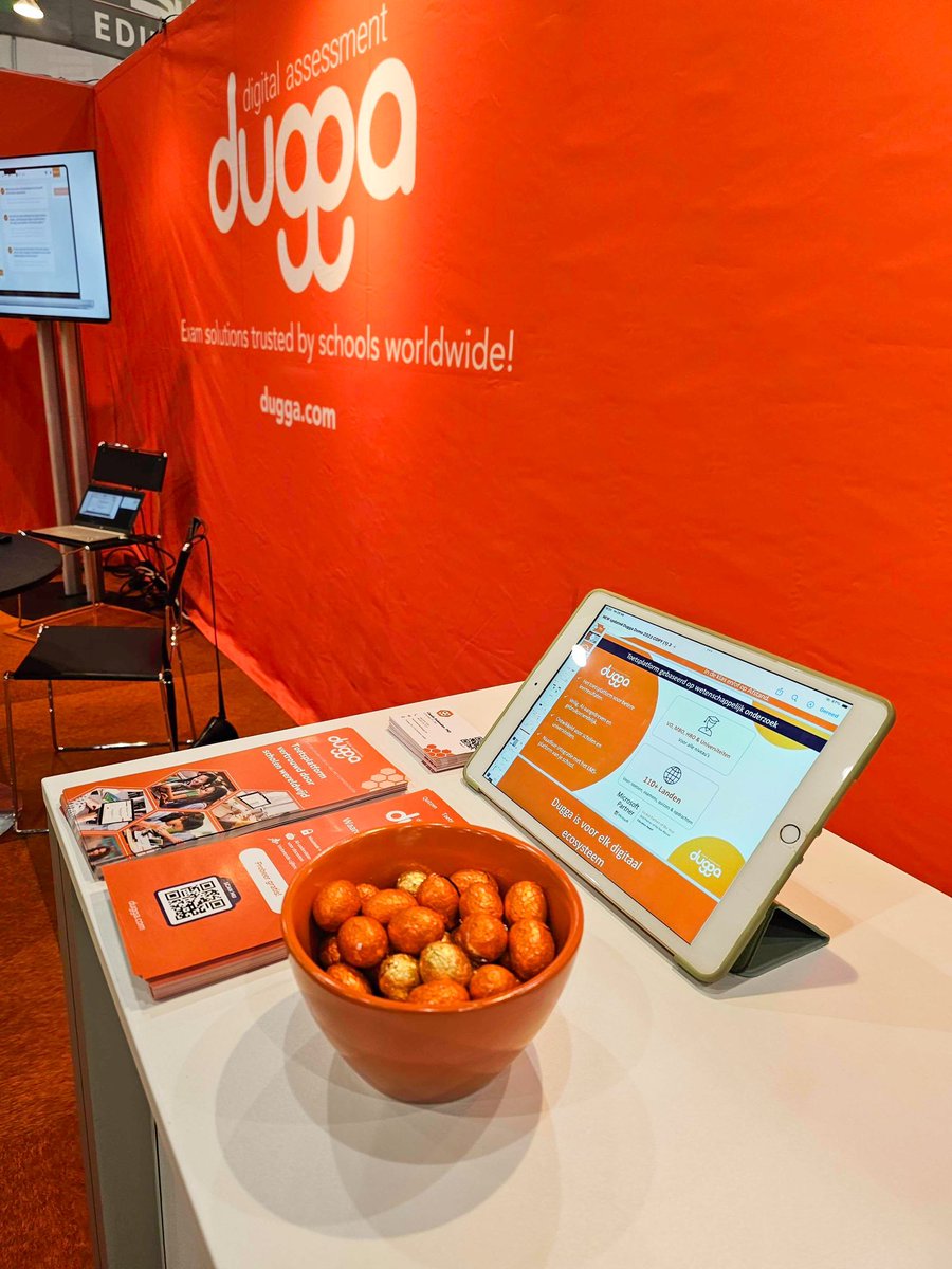 DuggaAssessment's tweet image. 🇳🇱Hello Utrecht, Netherlands! Come and meet us at booth A37, at IPON 2024! 🚀 We're excited to be here and discuss how we're improving quality in education with our world leading exam platform🧡 See you there! #DuggaCommunity #IPON2024 #IPON