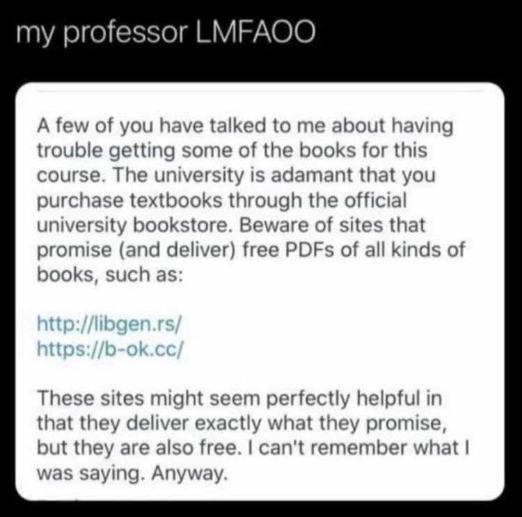 Professor of the year