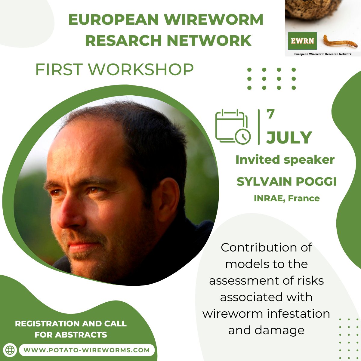 inov3PT (@inov3pt) on Twitter photo 📢The third invited keynote speaker at the first workshop organised by the European Wireworm Research Network (7 July 2024 in Oslo)
▶All the information is on the website :
potato-wireworms.com
#seedpotatoes #wireworms <a href="/fnpppt/">FN3PT</a> <a href="/BrunoNgala/">Bruno Ngala</a>
<a href="/Blackthorncox/">Blackthorn Arable Ltd</a> <a href="/poggi_sylvain/">Sylvain POGGI</a> 📢The third invited keynote speaker at the first workshop organised by the European Wireworm Research Network (7 July 2024 in Oslo)
▶All the information is on the website :
potato-wireworms.com
#seedpotatoes #wireworms <a href="/fnpppt/">FN3PT</a> <a href="/BrunoNgala/">Bruno Ngala</a>
<a href="/Blackthorncox/">Blackthorn Arable Ltd</a> <a href="/poggi_sylvain/">Sylvain POGGI</a>