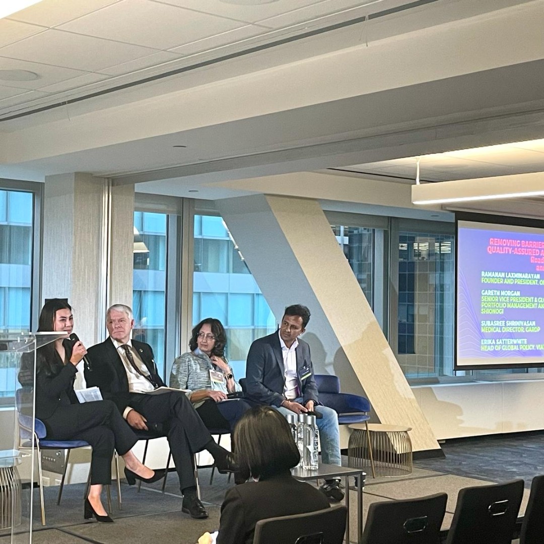 One Health Trust (@onehealthtrust) on Twitter photo <a href="/AMRAlliance/">AMR IndustryAlliance</a> hosted a Call-to-Action to fight #AMR in NY. OHT's Ramanan Laxminarayan spoke on removing access barriers to antimicrobials w/ Gareth Morgan <a href="/GPM__LTD/">Global Portfolio Management</a> & Subasree Srinivasan <a href="/gardp_amr/">Global Antibiotic R&D Partnership (GARDP)</a>- moderated by Erika Satterwhite <a href="/ViatrisInc/">Viatris</a>. Read: ow.ly/w7UC50QIIsH <a href="/AMRAlliance/">AMR IndustryAlliance</a> hosted a Call-to-Action to fight #AMR in NY. OHT's Ramanan Laxminarayan spoke on removing access barriers to antimicrobials w/ Gareth Morgan <a href="/GPM__LTD/">Global Portfolio Management</a> & Subasree Srinivasan <a href="/gardp_amr/">Global Antibiotic R&D Partnership (GARDP)</a>- moderated by Erika Satterwhite <a href="/ViatrisInc/">Viatris</a>. Read: ow.ly/w7UC50QIIsH