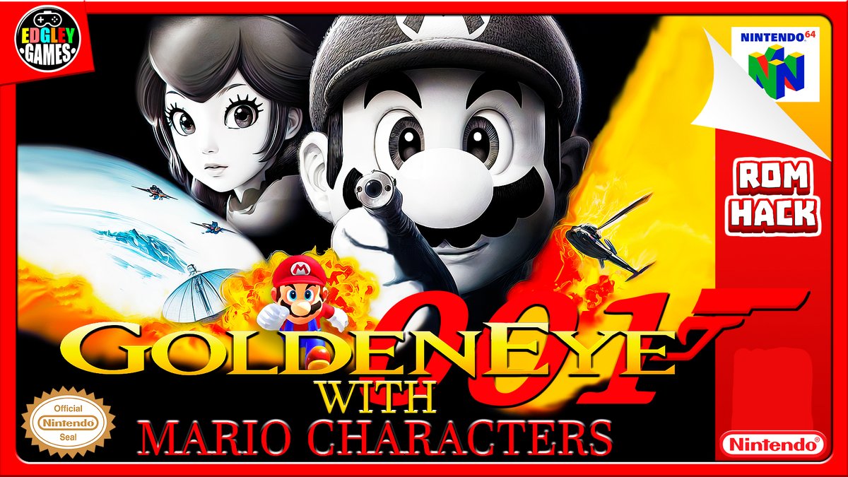 EdgleyGames's tweet photo. GoldenEye with Mario Characters v3.17 (N64) - Hack of GoldenEye 007 ๐ฎ Le... https://t.co/TfJGyYXkXJ via @YouTube #GoldenEyewithMarioCharacters #GoldenEye #GoldenEye007 #GoldenEyeN64 #Mario64 #Mario64Mods #007 #Gameplay https://t.co/JkTQGKGnVk