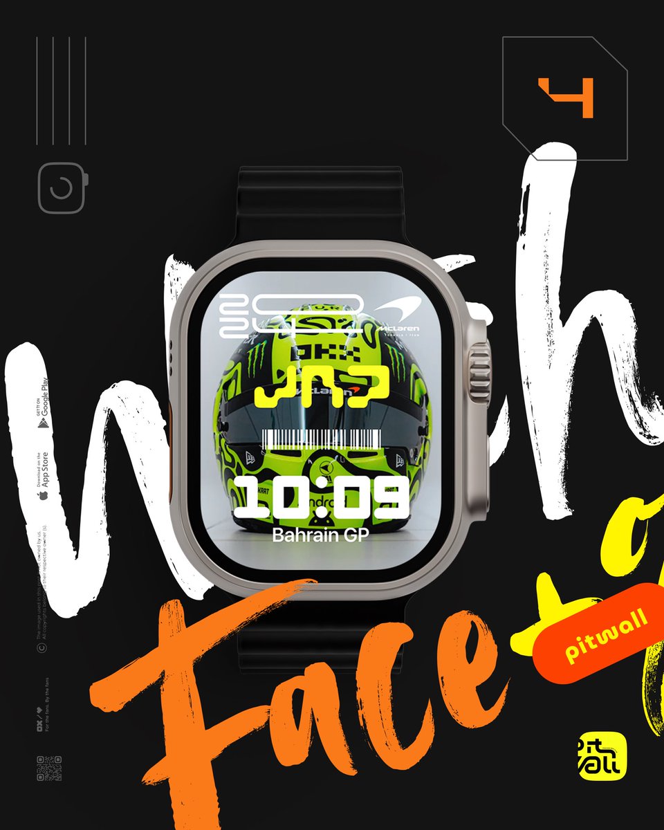 BoxBox_Club's tweet photo. “It’s race week! 🏁 Gear up with our exclusive Bahrain GP Apple Watch faces, available only on @PitWall_Club 
Time to track the action in style! ⌚🏎️

#bahraingp #Formula1 #F1 #Boxboxclub #Boxbox #pitwall #pitwallclub #mercedesamgf1 #scruderiaferrari  #ferrari #lewishamilton #georgerussell #Mclaren #charlesleclerc #carlossainz #landonorris #oscarpiastri