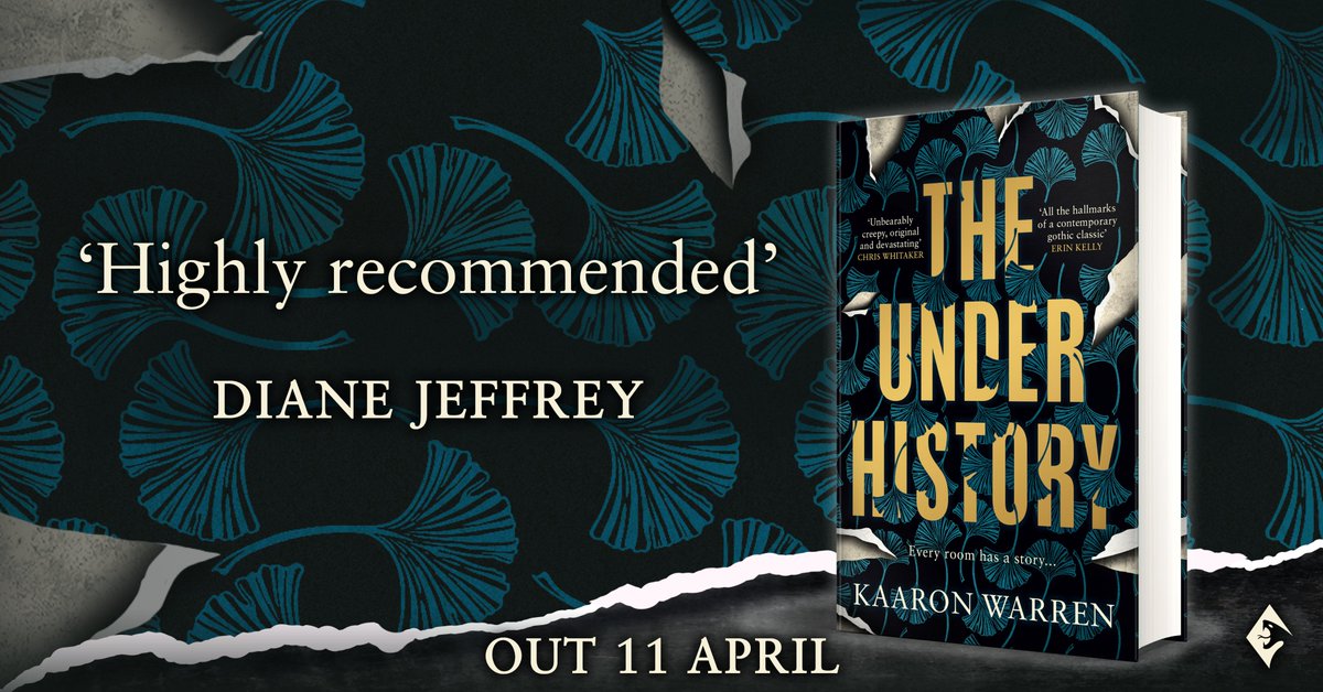 Sinister and lyrical, #TheUnderhistory by @KaaronWarren is a haunting tale of loss, self-preservation and the darkness beneath💀 Only a week until it's finally out... Have you booked your ticket yet? 👉tinyurl.com/ykvwwcpt