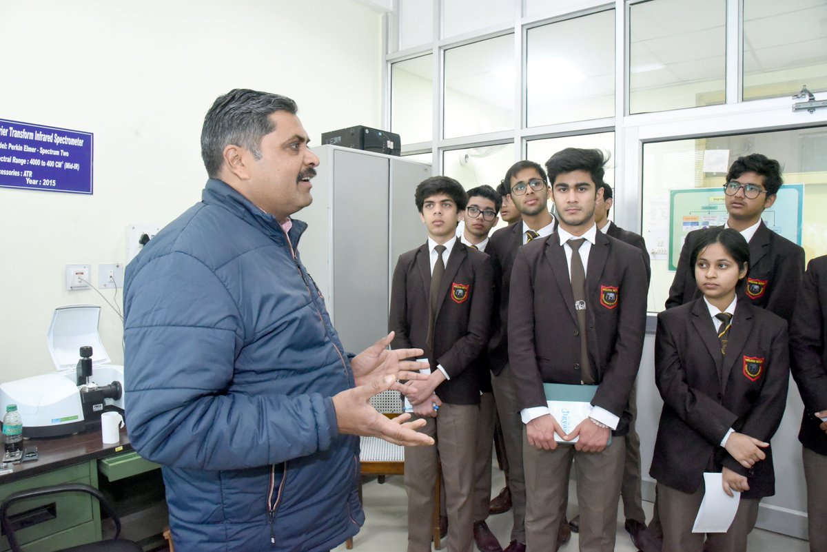 On National Science Day, students from Welhom Boys School Dehradun, under the Jigyasa program, visited CSIR-IIP and interacted with the Scientists.