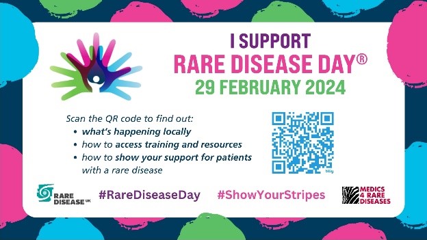 This leap year #RareDiseaseDay is even rarer as it falls on 29 February!
 
Find out more about the day, what’s happening locally, and how you can #ShowYourStripes to show your support for the 3.5 million people in the UK with a rare disease.

orlo.uk/0K5qs