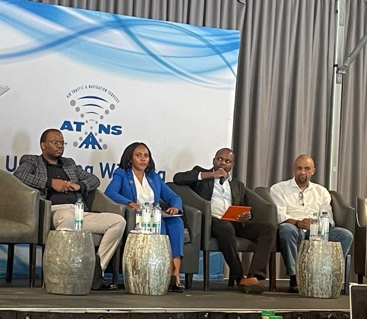 A panel discussion during the ATNS annual safety workshop,  'Recalibrating Air Traffic Management in a VUCA environment' #ATNS #AirTrafficManagement #SafeSkies .