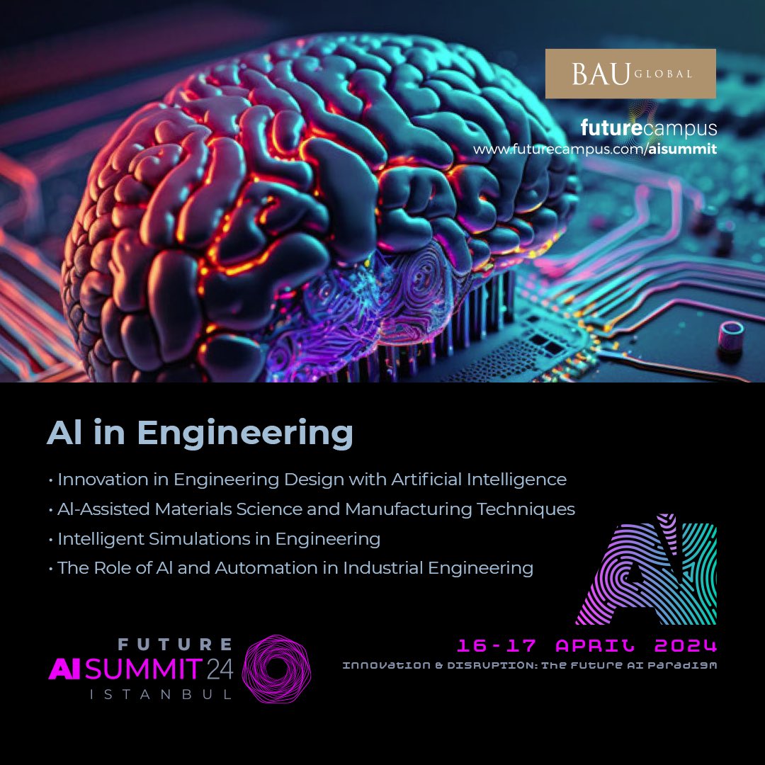 The Future AI Summit '24 will discuss how artificial intelligence is transforming the field of engineering.