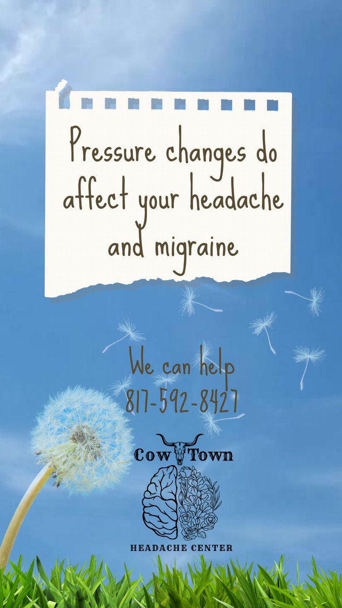 #pressurechange #headache #migraine #schedule #contactus #fortworth #heretohelp #visitourwebsite