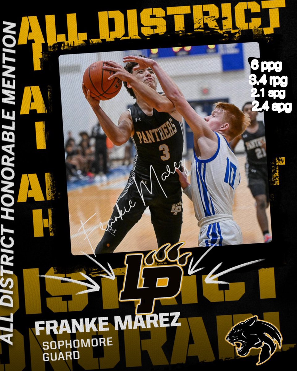 Congratulations to the following boys basketball players for earning All District honors for their efforts on the court this season! 1st Team All- District Junior Guard @j_nasty5 2nd Team All- District Sr Guard @victorian_tony Honorable Mention Soph Guard @Frankie2008888