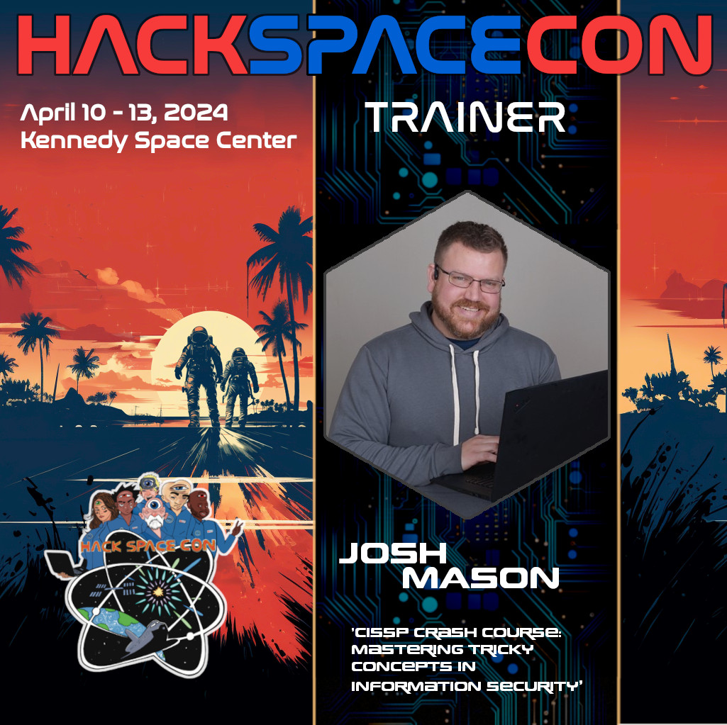 Get ready to conquer the CISSP exam with Josh Mason's Crash Course! 🚀 Dive into tricky InfoSec concepts in just one day. Master cryptography, access control, and more in this full day workshop. Elevate your exam prep now! #CISSP #CyberSecurityTraining #hsc24