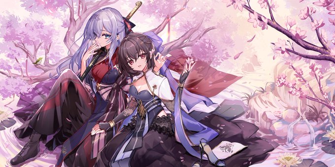 アレクサンドラ&シャリーファ❤💜春光漢服ドレス

鴬の鳴き散らすらむ春の花 いつしか君と手折りかざさむ 