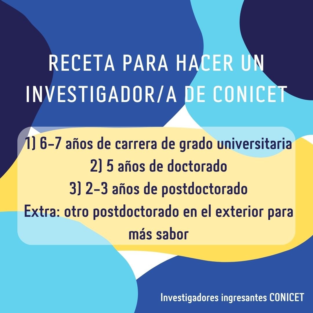 🇦🇷 Haciendo un investigador o investigadora del CONICET en 5 "simples" pasos👇
+

(via comisión de difusión de investigadorxs ingresantes convocatoria CIC CONICET 2022)