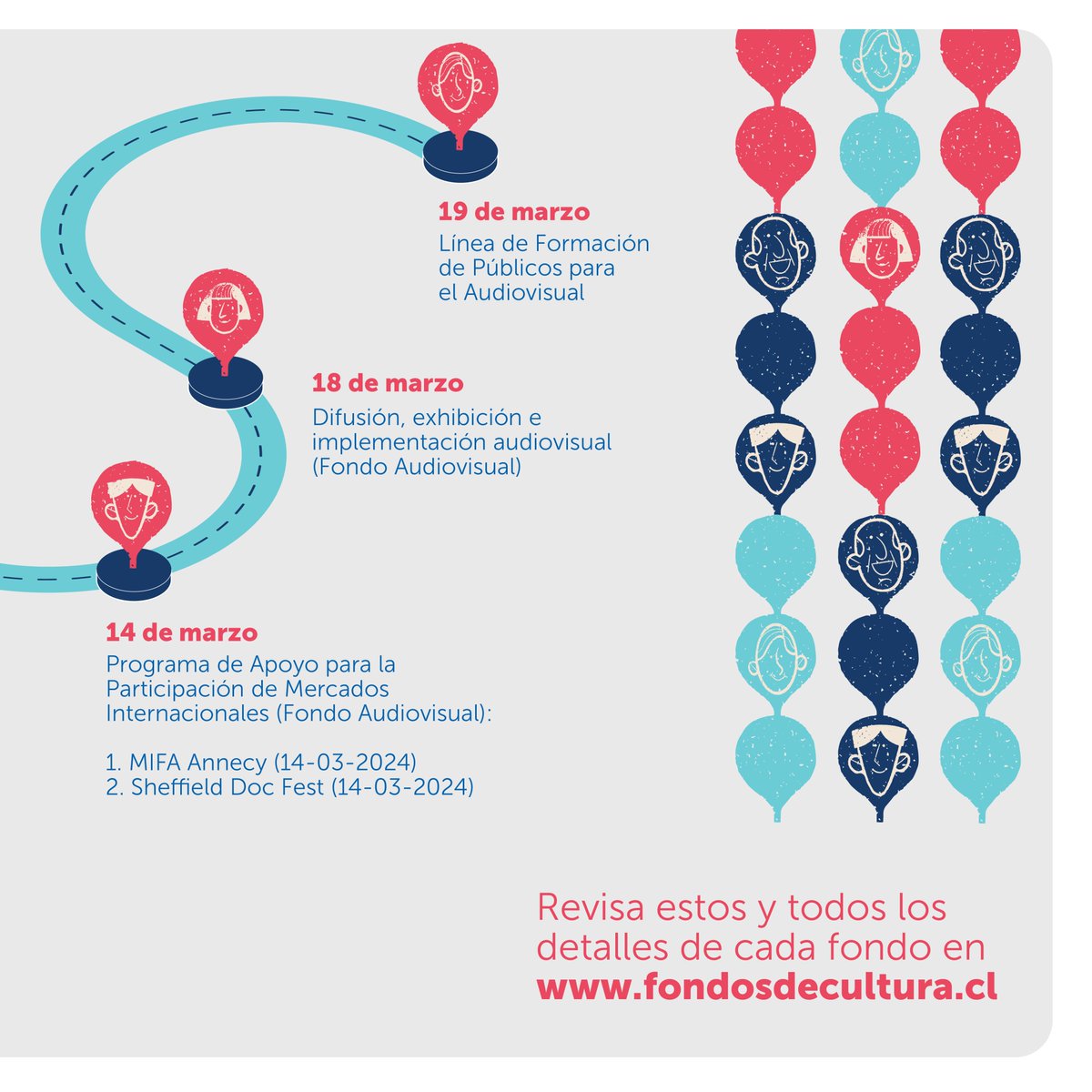 🔥 ¡Creadores audiovisuales, músicos y espacios culturales de Chile! 🎬🎵 No dejes pasar esta oportunidad de impulsar tus proyectos. 🌟 Descubre lo que necesitas para postular en fondosdecultura.cl y comienza marzo recargado. ¡Postula ahora!...que queda poco tiempo💫