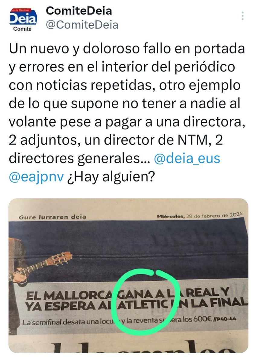 ComiteDNA's tweet photo. @ComiteDeia como cuando los de arriba te intentan colar que con cuatro manos se puede seguir haciendo un periódico y una web 'de calidad', y te piden esfuerzo, compromiso y 24 horas disponible! Eso sí, con sueldos ridículos que no llegan a 1.400 euros! Y congelados desde 2013 https://t.co/VogCvsluet