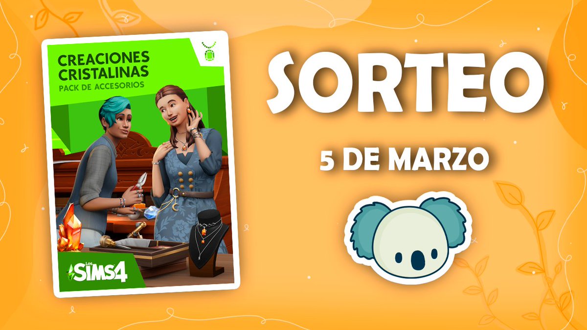 Harouu_'s tweet photo. ✨ SORTEO ✨

GANA un código del Pack de Accesorios Creaciones cristalinas. 💎

Requisitos:
➡️ Seguir a @Harouu_, @EA_Espana y @LosSimsES
➡️ Suscribirse a https://t.co/cxX4iVb91E
➡️ Dar RT

🧡 Para EA App, PlayStation y Xbox
⌛️ Finaliza el 5 de marzo
Gracias a #EaCreatorNetwork🧡 https://t.co/0dEZVrOW9m