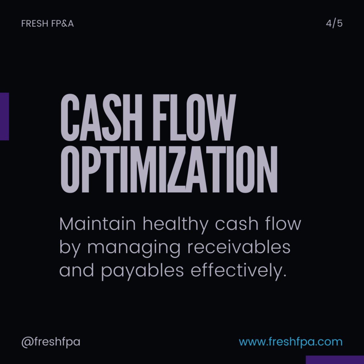 Implementing these tips can help you unlock your business potential and achieve long-term success. 

Comment below with any questions or additional tips you'd like us share! 

#cfo #fractionalcfo #virtualcfo #finance #business #freshcfo #strategy #fpa #fpanda