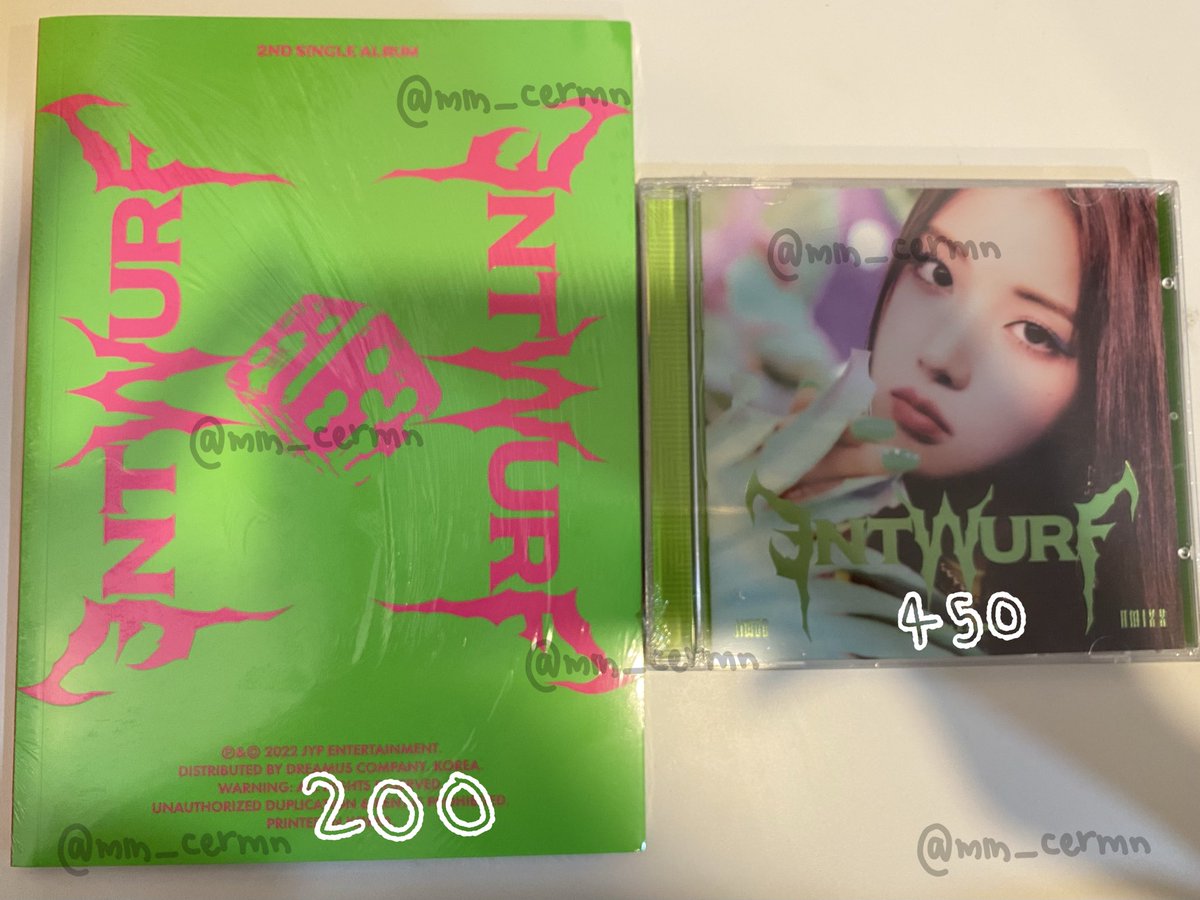 min_cermn's tweet photo. wts🌀please rtw

อัลบั้ม ENTWURF
— standard ver. 200 ฿
— jewel ver. 450 ฿
📦 40฿ (ตจว+10฿)

✅ยังไม่แกะซีล
🍥dm มาสอบถามก่อนได้คับㅜㅜ

#ตลาดนัดnmixx จีอู https://t.co/LLOGkbC1Al